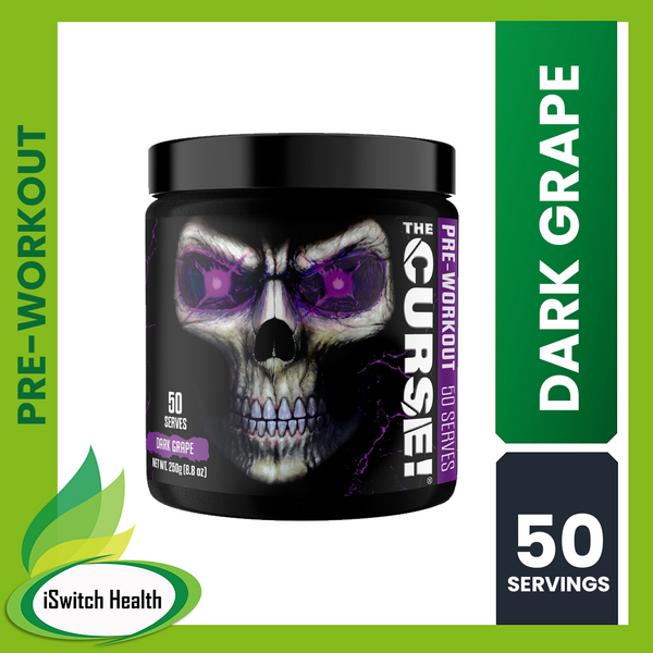 JNX Sports The Curse - 50 Servings Dark Grape | Pre workout | ENHANCE YOUR ENERGY & PERFORMANCE |