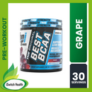 BPI Sports Best BCAA - 30 Servings  GRAPE | PRE WORKOUT | ENHANCE STRENGTH | BOOST ENDURANCE |