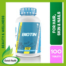 Muscle Rulz - Biotin 10,000MCG - 100 Tablets