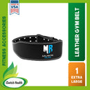 Muscle Rulz Weight Training Leather Gym Belt