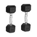MS Fitness Sports Hexagon Rubber Dumbbell - 1PC