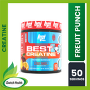 BPI Sports Best Creatine Muscle Building Powder - 50 servings