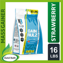 Muscle Rulz Gain Rulz Premium Weight Gainer Protein Formula - 16lbs