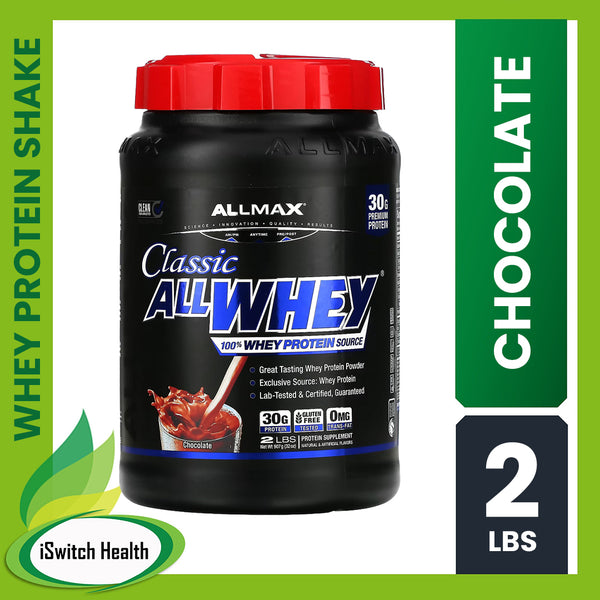 ALLMAX Nutrition AllWhey Classic 100 Whey Protein Chocolate 2 lbs 907 g