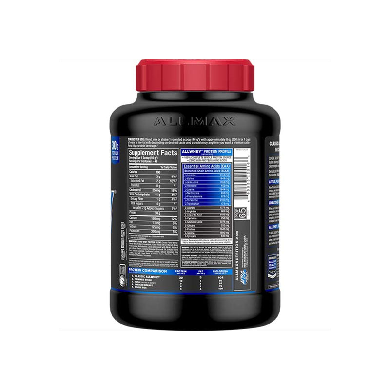 AllMax Nutrition All Whey Classic Premium Whey Protein Blend - 5lbs | AllMax Nutrition