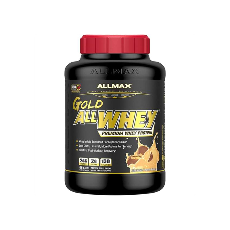 AllMax Nutrition All Whey Gold Premium Whey Protein Shake - 5lbs