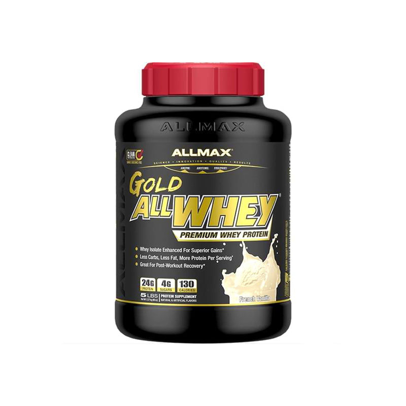 AllMax Nutrition All Whey Gold Premium Whey Protein Shake - 5lbs