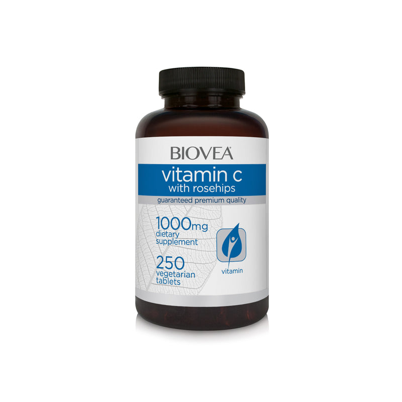 Biovea Vitamin C With Rose Hips (1000mg) - 250 Tablets