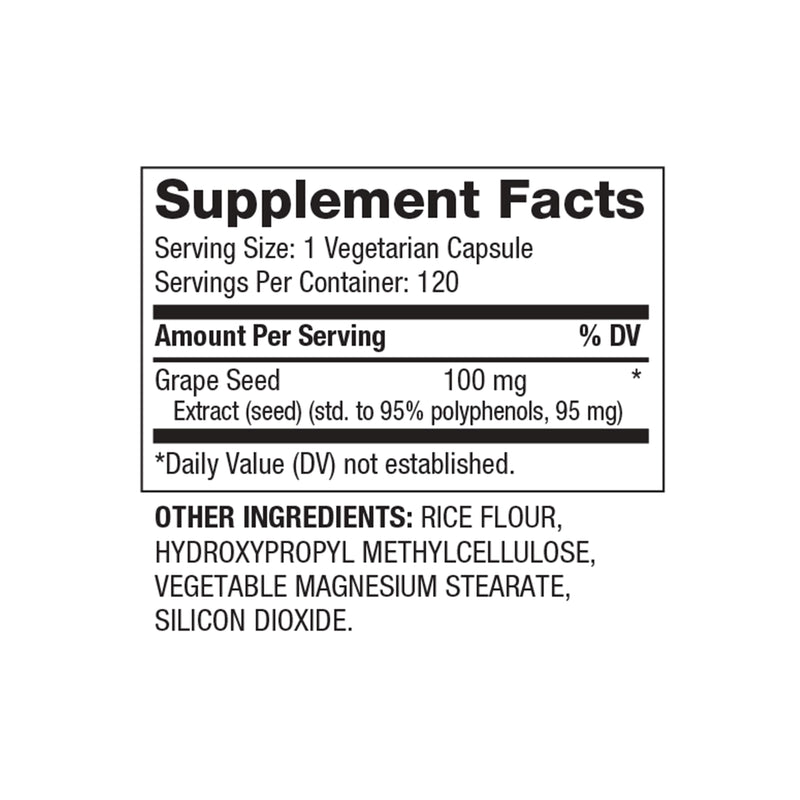 Biovea Grape Seed Extract (100mg) - 120 Capsules  (N/A)