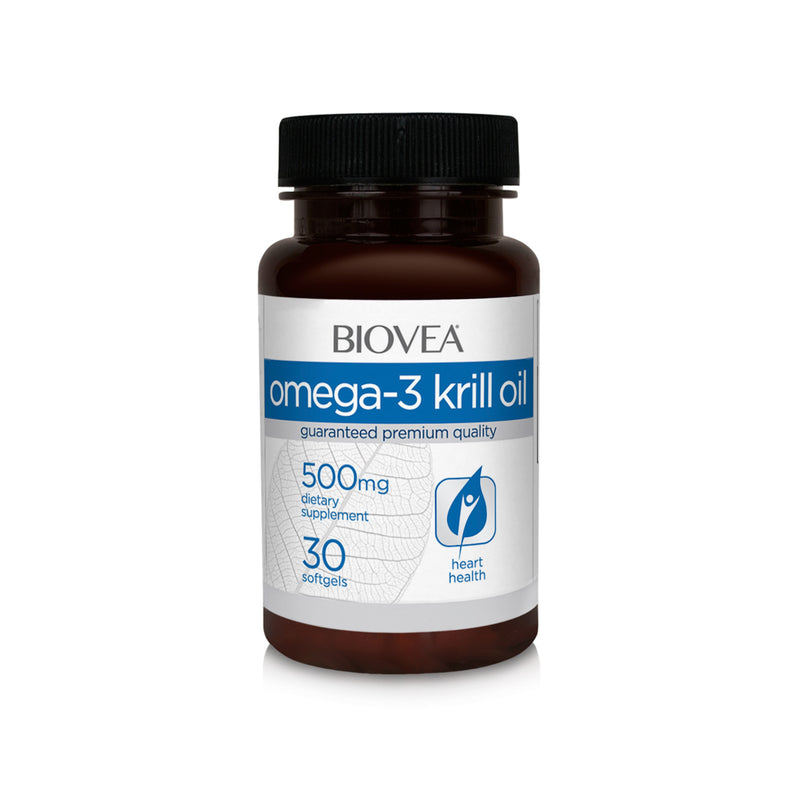 Biovea Omega 3 Krill Oil (500mg) - 30 Softgels