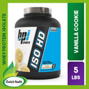 BPI Sports ISO-HD - 5lbs THE PUREST, ULTRA-FAST ABSORBING PROTEIN TO HELP SPEED MUSCLE GROWTH