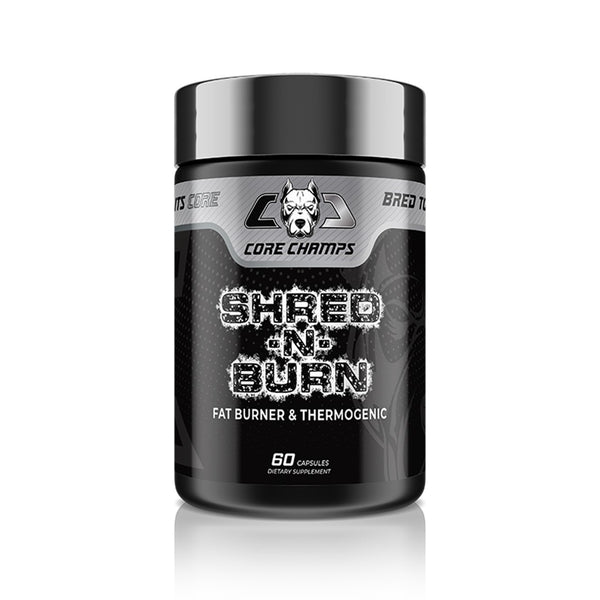 Core Champs - Shred N Burn Fat Burner & Thermogenic - 60 Capsules