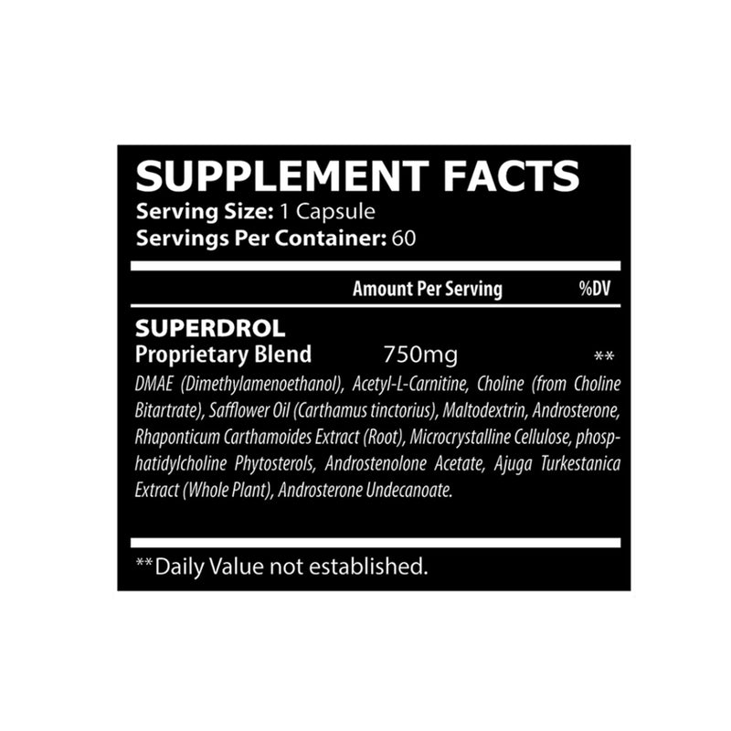 Core Champs - Core Series Superdrol - 60 Capsules