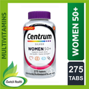 CENTRUM SILVER WOMEN 50+ COMPLETE MULTIVITAMIN | 275 TABLETS