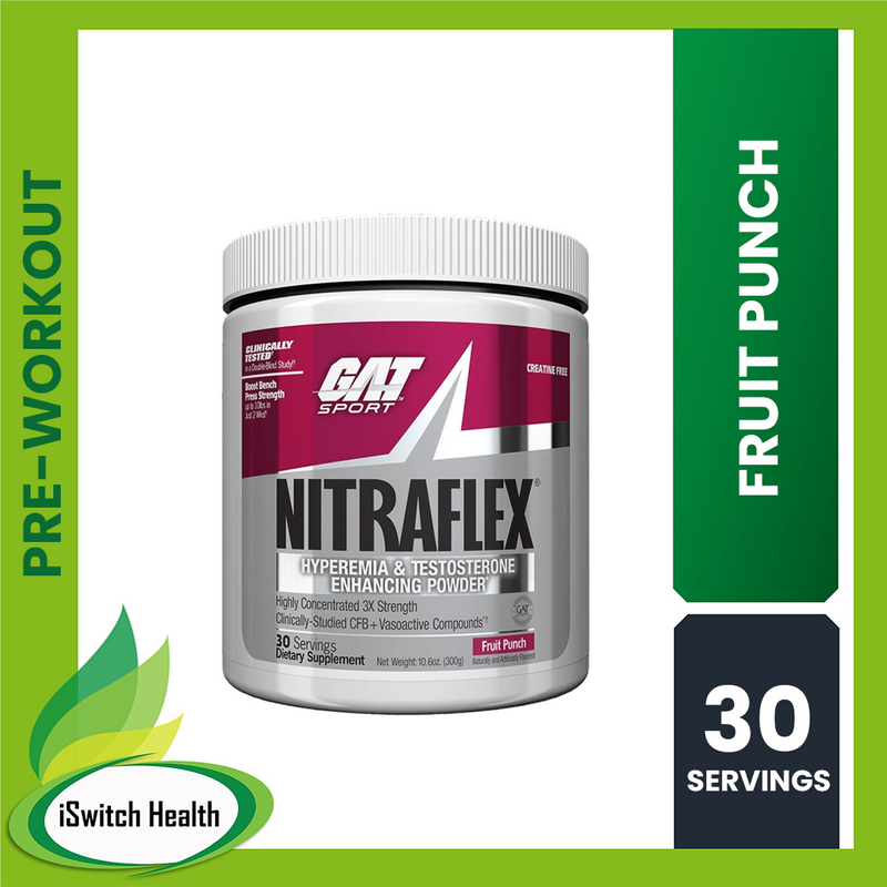GAT SPORTS  30 Servings | Pre Workout | ENHANCE STRENGTH  | BOOST ENERGY | IMPROVE YOU STAMINA |