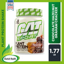 GAT NUTRITION PLANT PROTEIN - VEGAN SOURCED PROTEIN - 1.77LBS (25 SERVINGS) - CHOCOLATE HAZELNUT