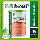 Great Lakes Collagen Powder Quick Dissolve Collagen Peptides - Daily Digestion - Honey + Cinnamon - 14 Servings | Collagen peptides | For digestive | Immune health | Collagen for men and women