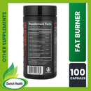 JNX SPORTS THE OMEN! CAUTION. EXTREME BURN - 100 CAPSULES