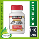 KIRKLAND SIGNATURE TRIPLE ACTION JOINT HEALTH | 110 COATED TABLETS