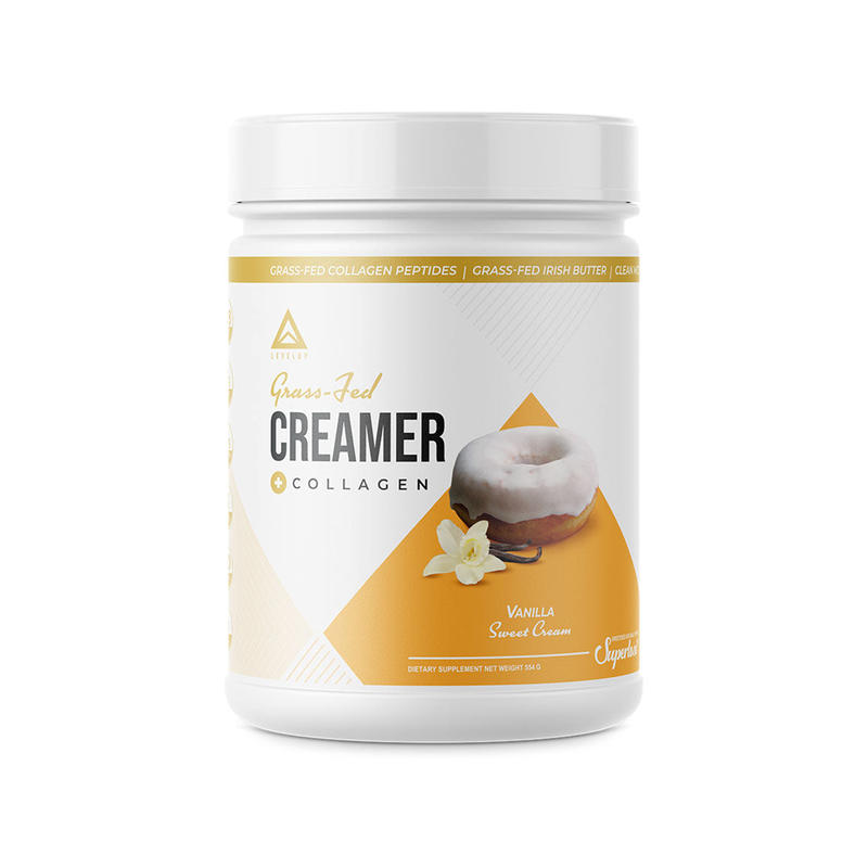 LevelUp Nutra Grass Fed Keto Creamer With Collagen - 30 Servings