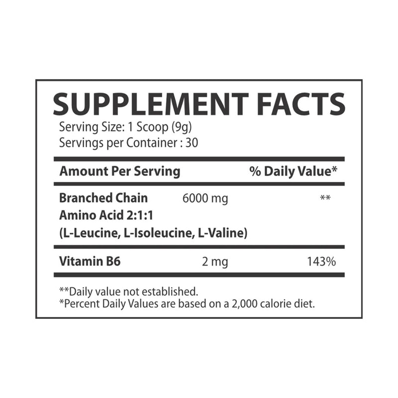 Muscle Rulz BCAA 2:1:1 - 30 Servings