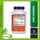 Now Foods Omega-3 Fish Oil (Molecularly Distilled) - 200 Softgels