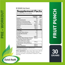 Rule 1 R1 Roar 30 Servings ,, 315g. | Fruit Punch | Pre-Workout | Boost Energy & Power. RULE 1 R1