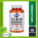 NOW FOODS CREATINE MONOHYDRATE (750MG) - 240 CAPSULES
