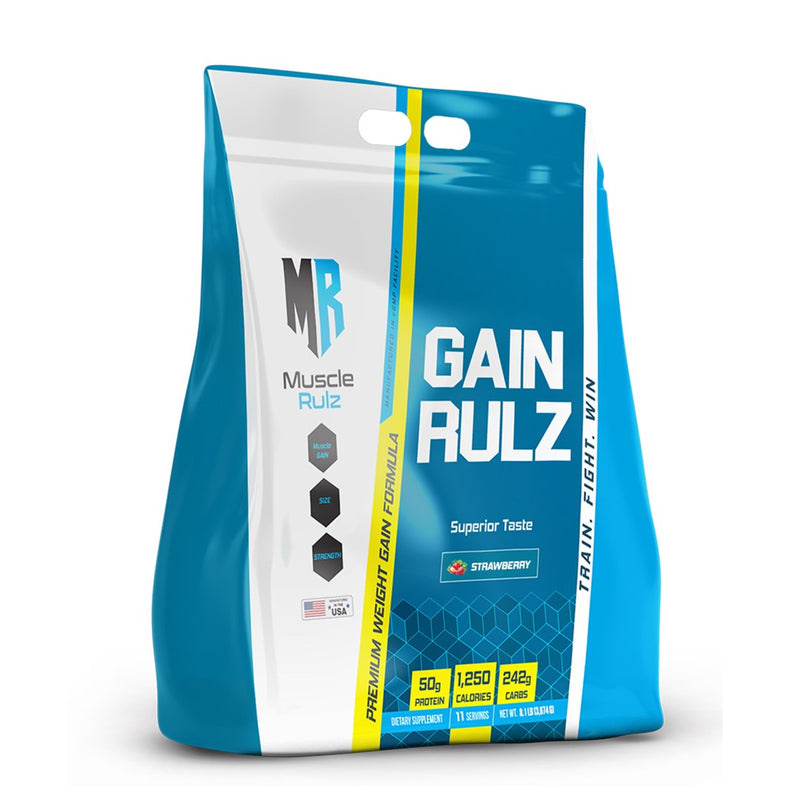 Muscle Rulz Gain Rulz Premium Weight Gainer Protein Formula - 8.1lbs