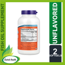 Now Foods Omega-3 Fish Oil (Molecularly Distilled) - 200 Softgels