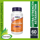 NOW FOODS EXTRA STRENGTH ASTAXANTHIN FOR CELLULAR PROTECTION 60 SOFTGELS