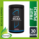 Rule 1 R1 BCAA Fruit Punch,  Boost Energy and Endurance, Fast Recovery | Pre Workout | 30 Servings