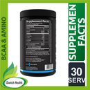 Rule 1 R1 BCAA Fruit Punch,  Boost Energy and Endurance, Fast Recovery | Pre Workout | 30 Servings