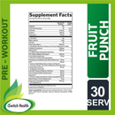 Rule 1 R1 PreLIFT 30 Servings | Fruit Punch Advance Pre-workout Supplement, Boost Power and Energy
