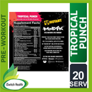 MUTANT MND FK | ADVANCE PRE-WORKOUT | TROPICAL PUNCH | 20 SERVINGS | RECOVERY SUPPORT |