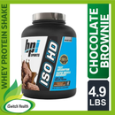BPI Sports  ISO-HD: Fast Acting Muscle Building Whey Protein Shake - 5lbs - Chocolate Brownie