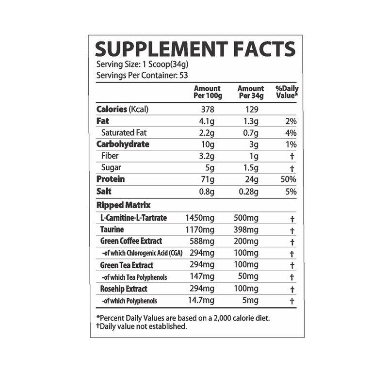 Muscle Rulz Whey Rulz Ripped 1lb (REPACKED)