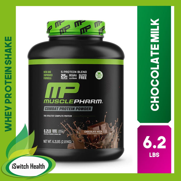 MusclePharm Combat Powder Protein Blend Chocolate Milk - 6.2lbs