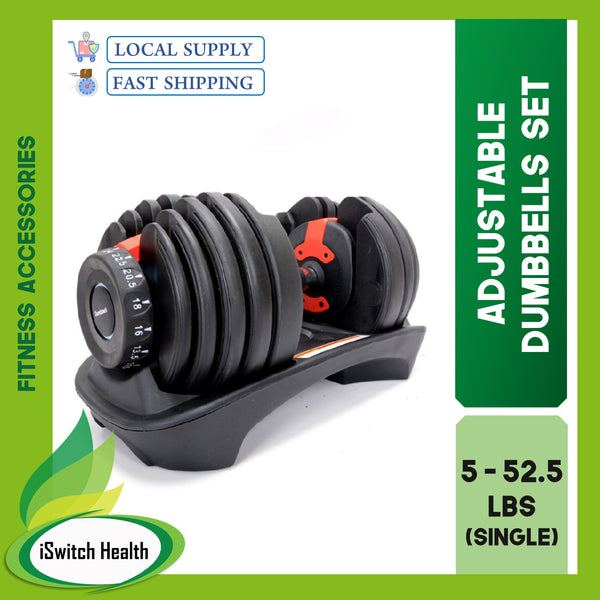 High Quality 24kg Gym Fitness Dumbbells Set for Men and Women