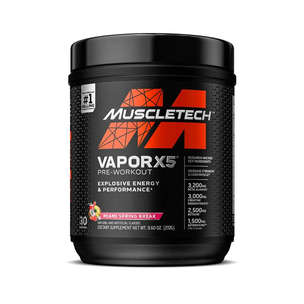 Muscletech Vapor X5 Pre-Workout - Miami Spring Break - 30 Servings