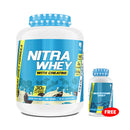 Muscle Rulz Nitra Whey with Creatine + BCAA - 4 LBS  Supports Muscle Growth, Strength, and Endurance