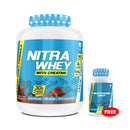 Muscle Rulz Nitra Whey with Creatine + BCAA - 4 LBS  Supports Muscle Growth, Strength, and Endurance