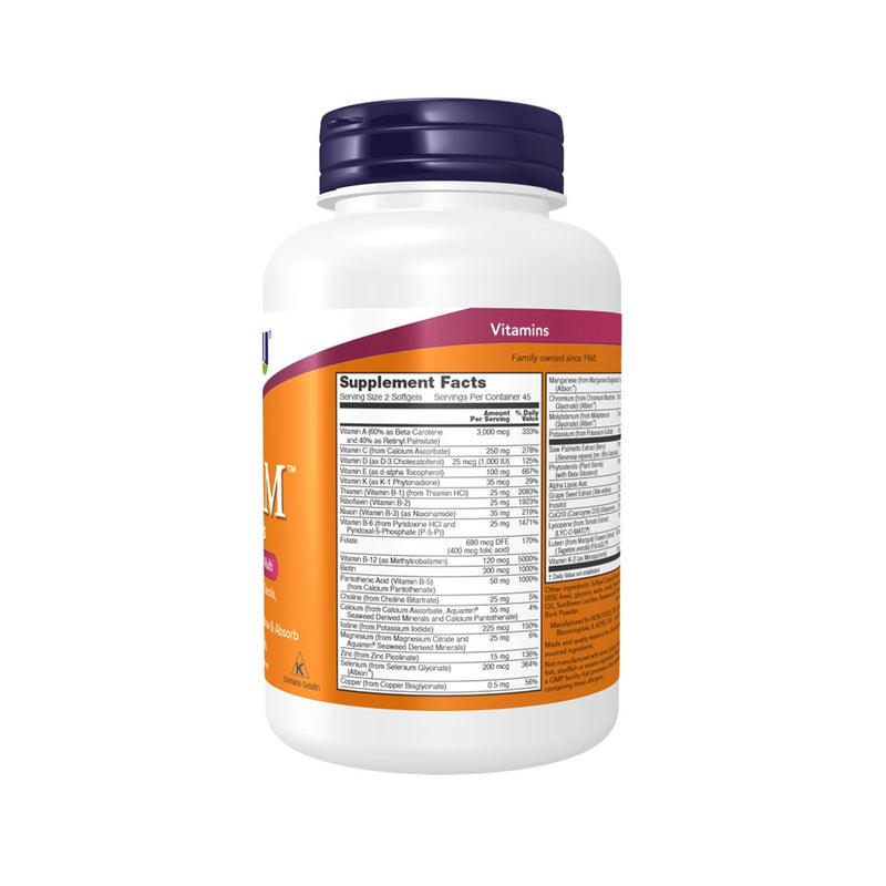 NOW Foods Adam Men's Multivitamins - 180 Softgels