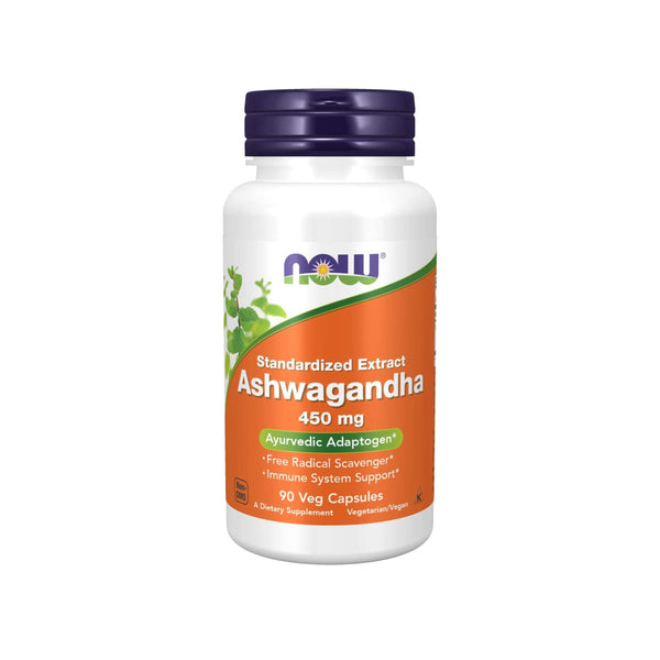 Now Foods Ashwagandha Extract (450mg) - 90 Veggie Capsules