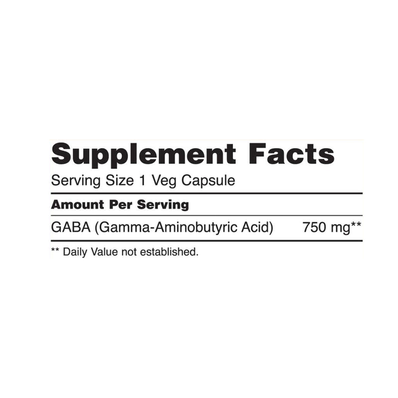 Now Foods Gaba - 100 Capsules