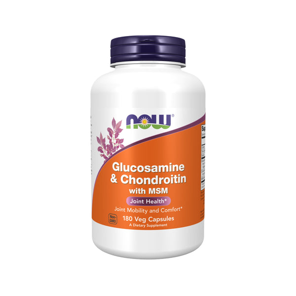 Now Foods Glucosamine & Chondroitin Plus MSM - 180 Capsules