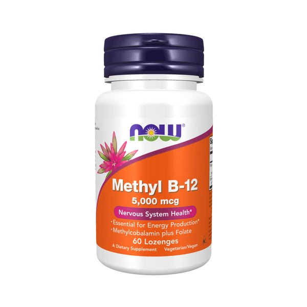 Now Foods Methyl B-12 - 5,000mcg - 60 Lozenges