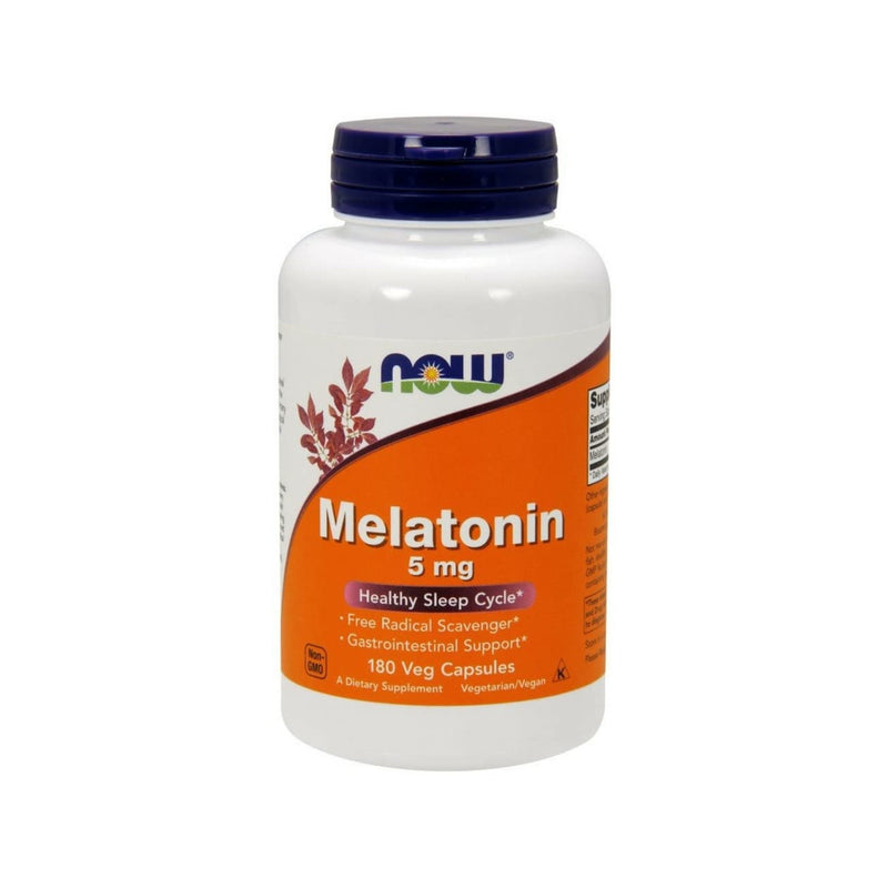 Now Foods Melatonin (5mg) - 180 Veggie Capsules