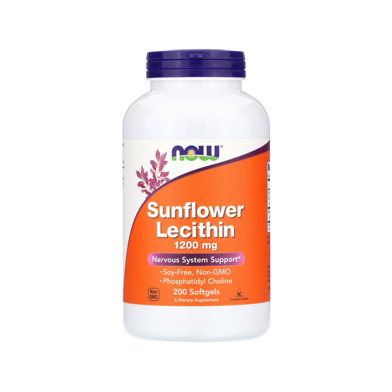 Now Foods Sunflower Lecithin (1200mg) - 200 Softgels