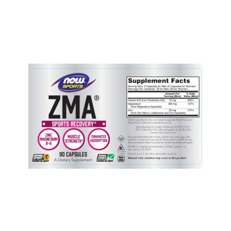 Now Foods Sports ZMA - 180 Capsules